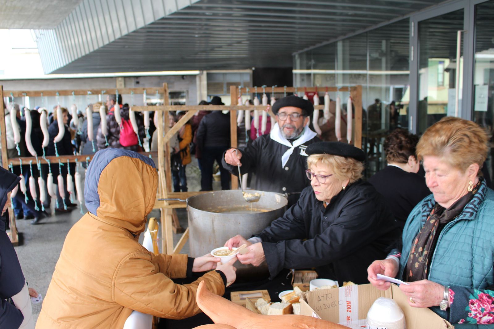 Degustación de alubias en Guijuelo