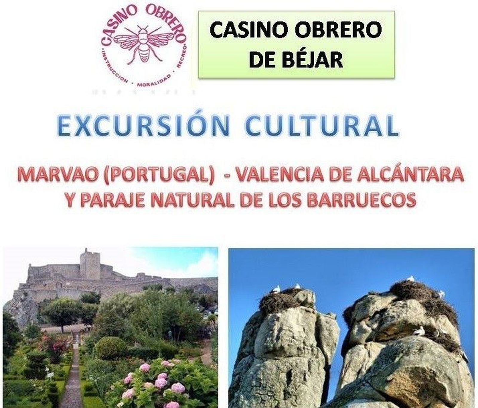 Viaje cultural del Casino Obrero por Salamanca, Portugal y Extremadura