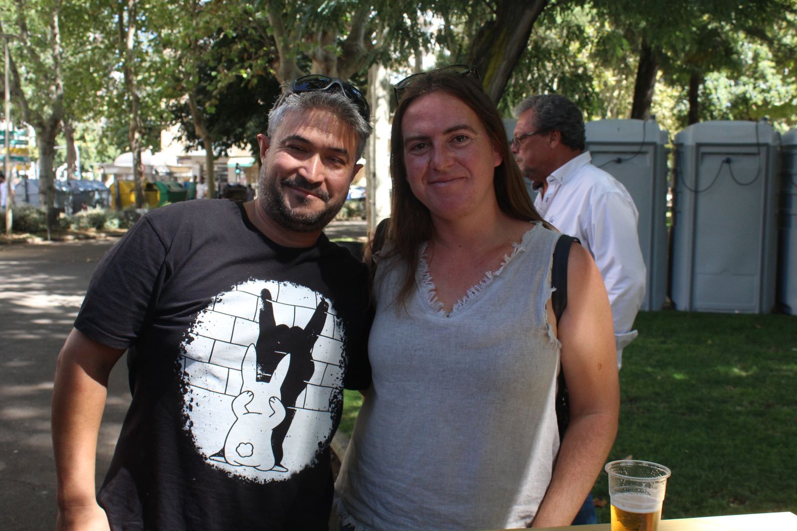 Ambiente en la Feria de Día en el mediodía de este sábado