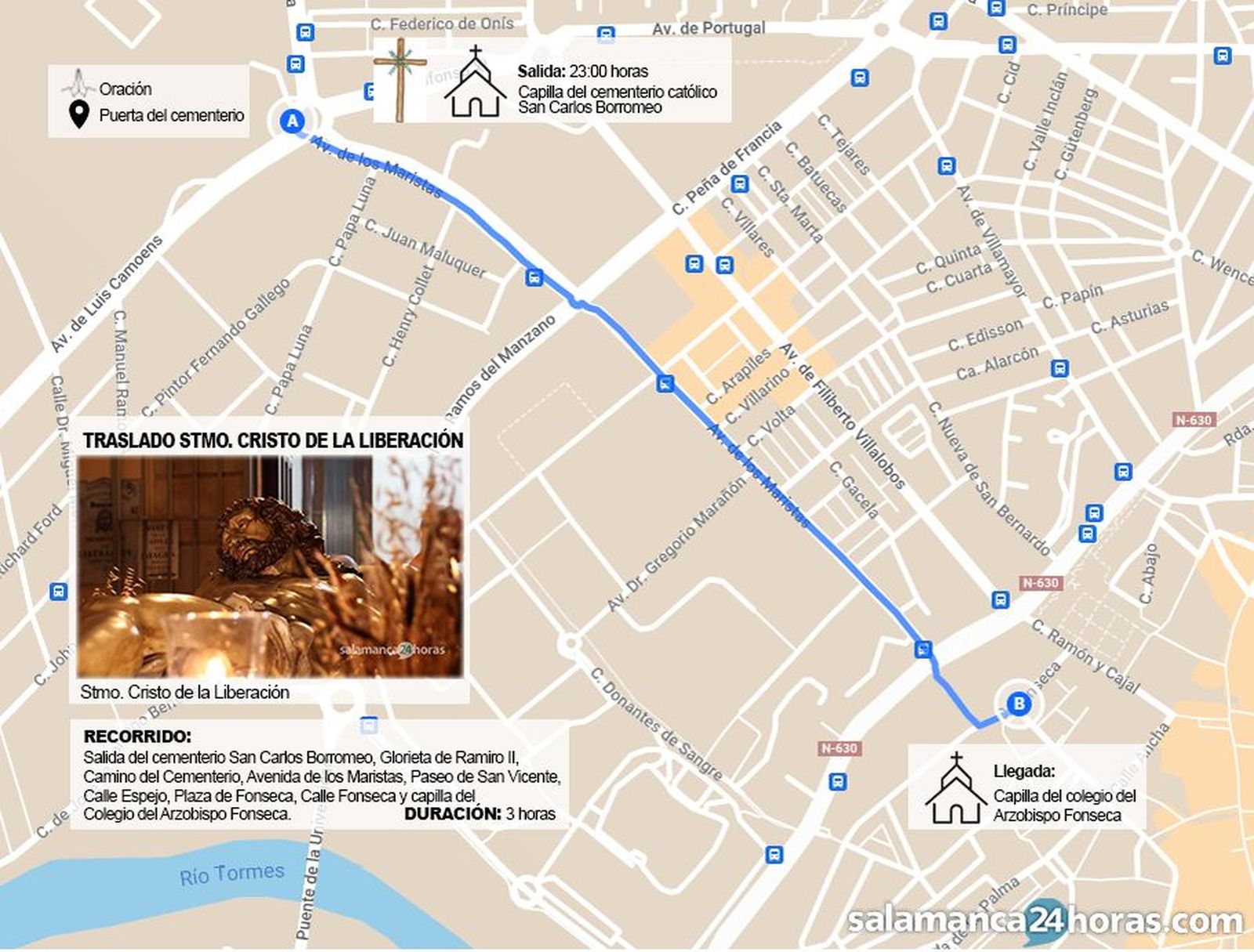 Traslado Cristo de la liberación 2025