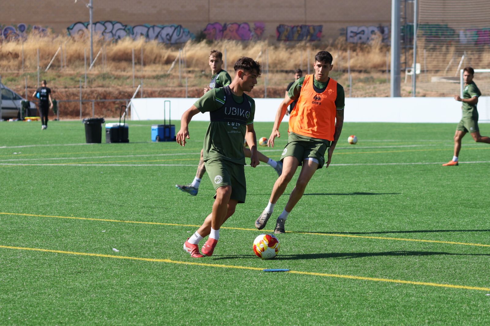 Primer entrenamiento de Mario Simón como entrenador de Unionistas
