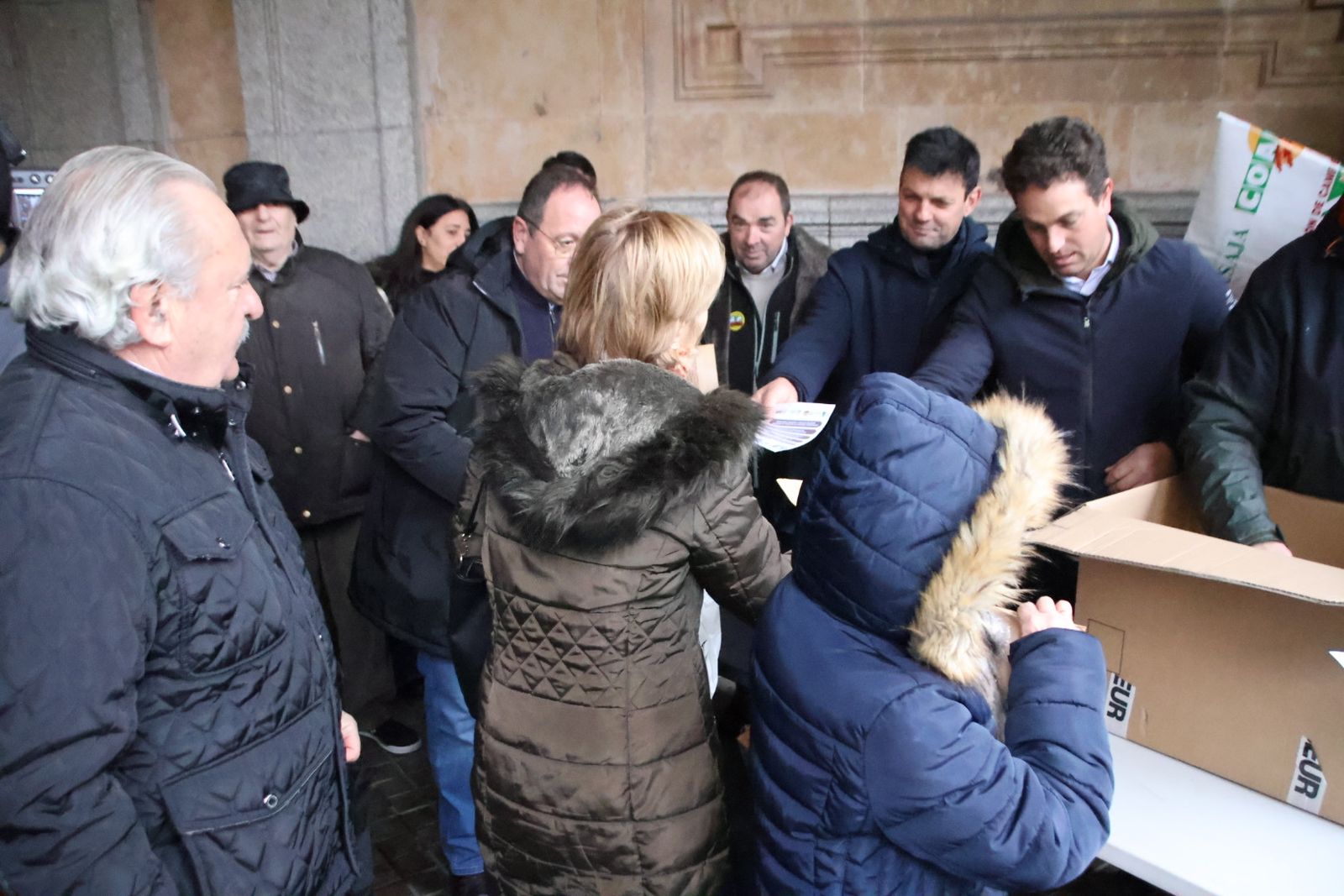 El sector de las legumbres y el cereal se manifiesta en Gran Vía contra Mercosur