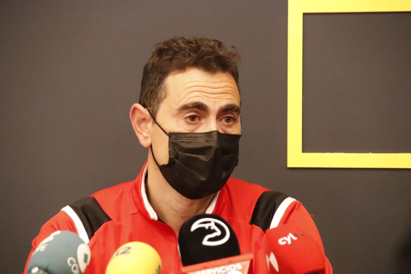 Dani Mori, en rueda de prensa / FOTO SALAMANCA24HORAS.COM