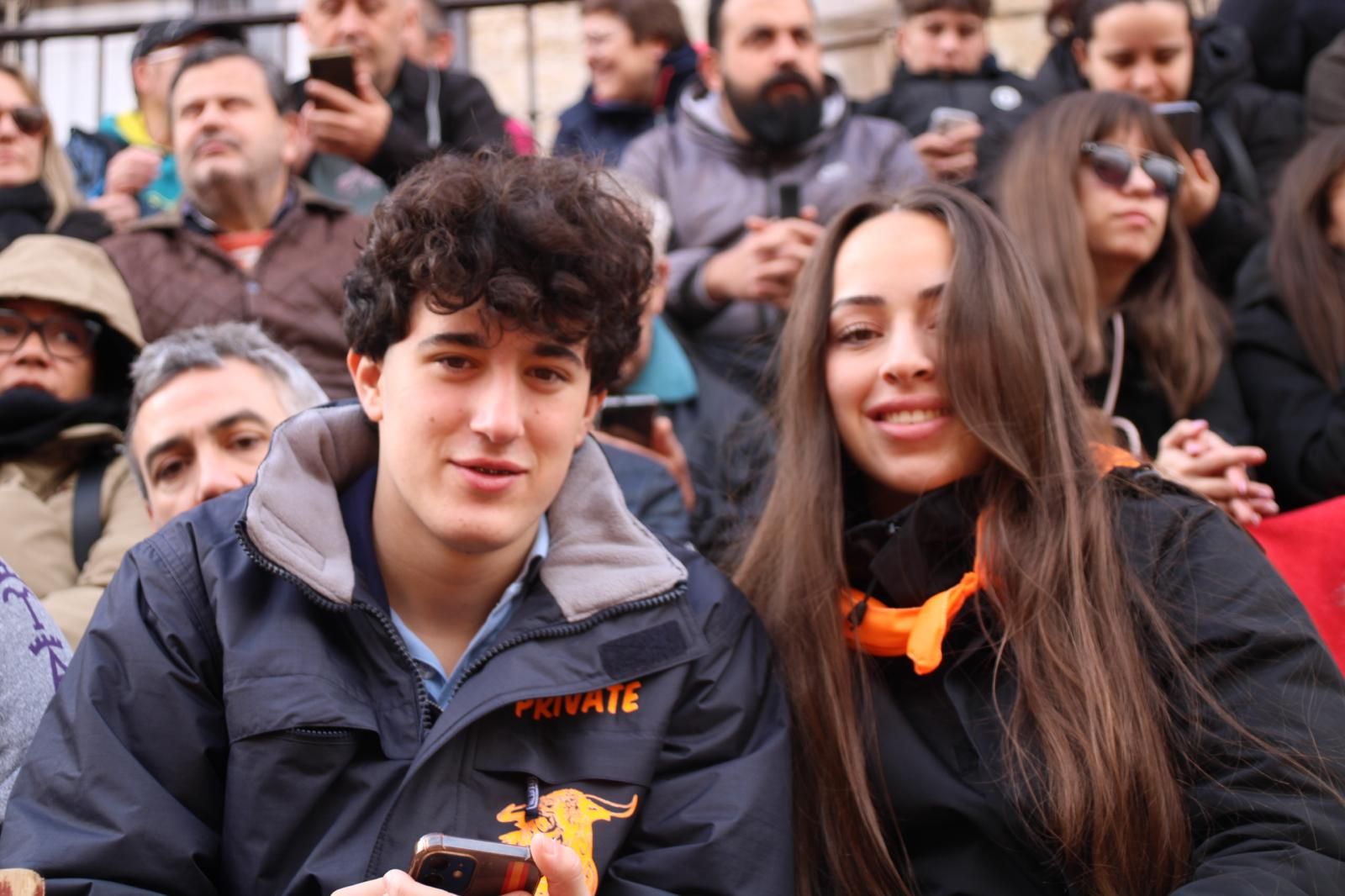 Ambiente del Encierro tradicional del lunes 17 de febrero