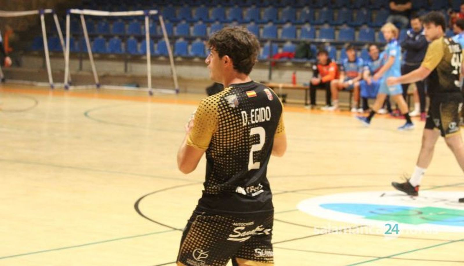 David Egido, jugador del Balonmano Salamanca