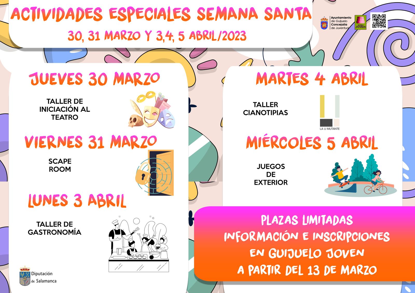Programa actividades Semana Santa en Guijuelo