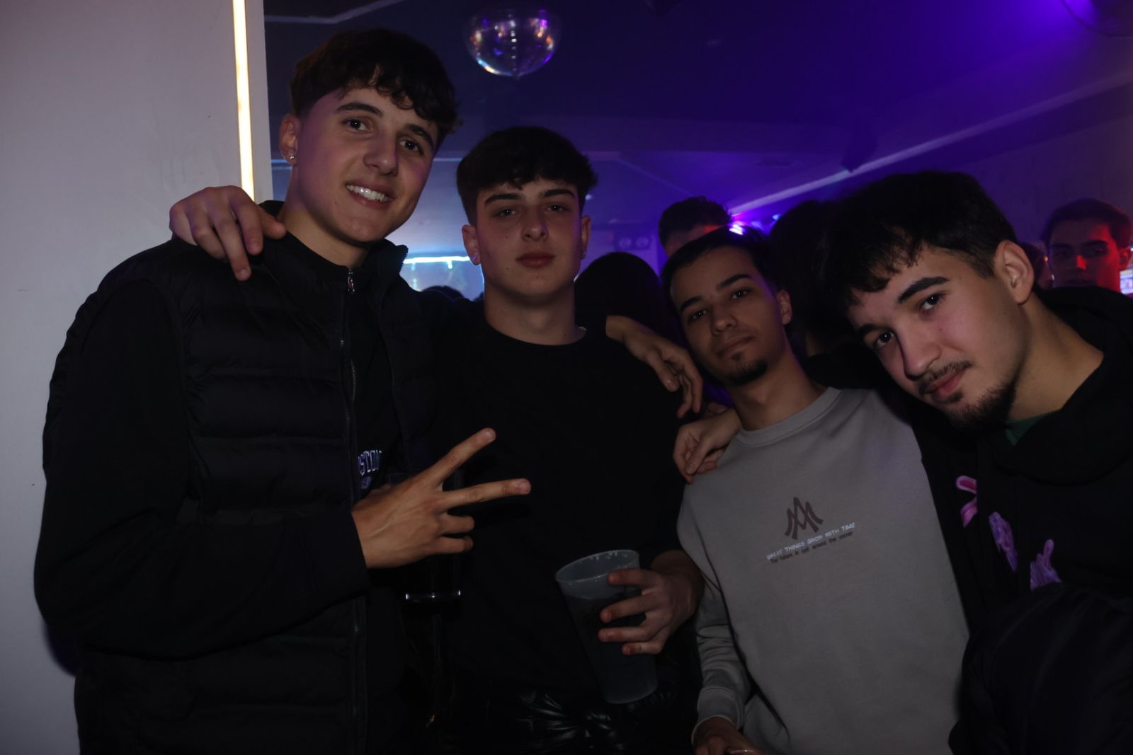 Salamanca de noche, sábado 17 de enero