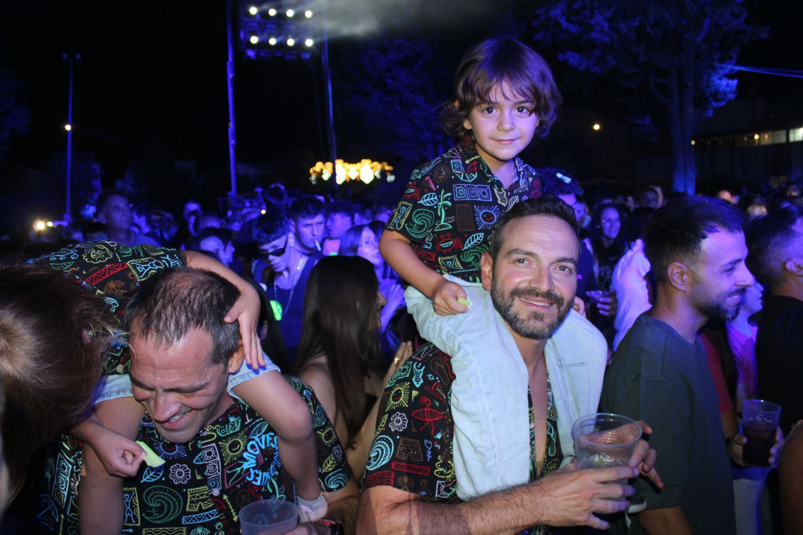 Salamanca de noche, sábado 23 de agosto