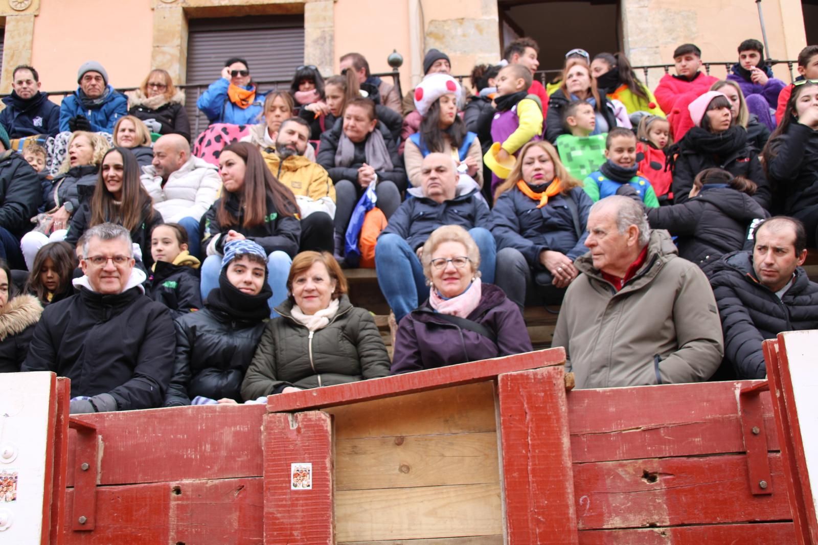 Ambiente en el encierro a caballo de Ciudad Rodrigo