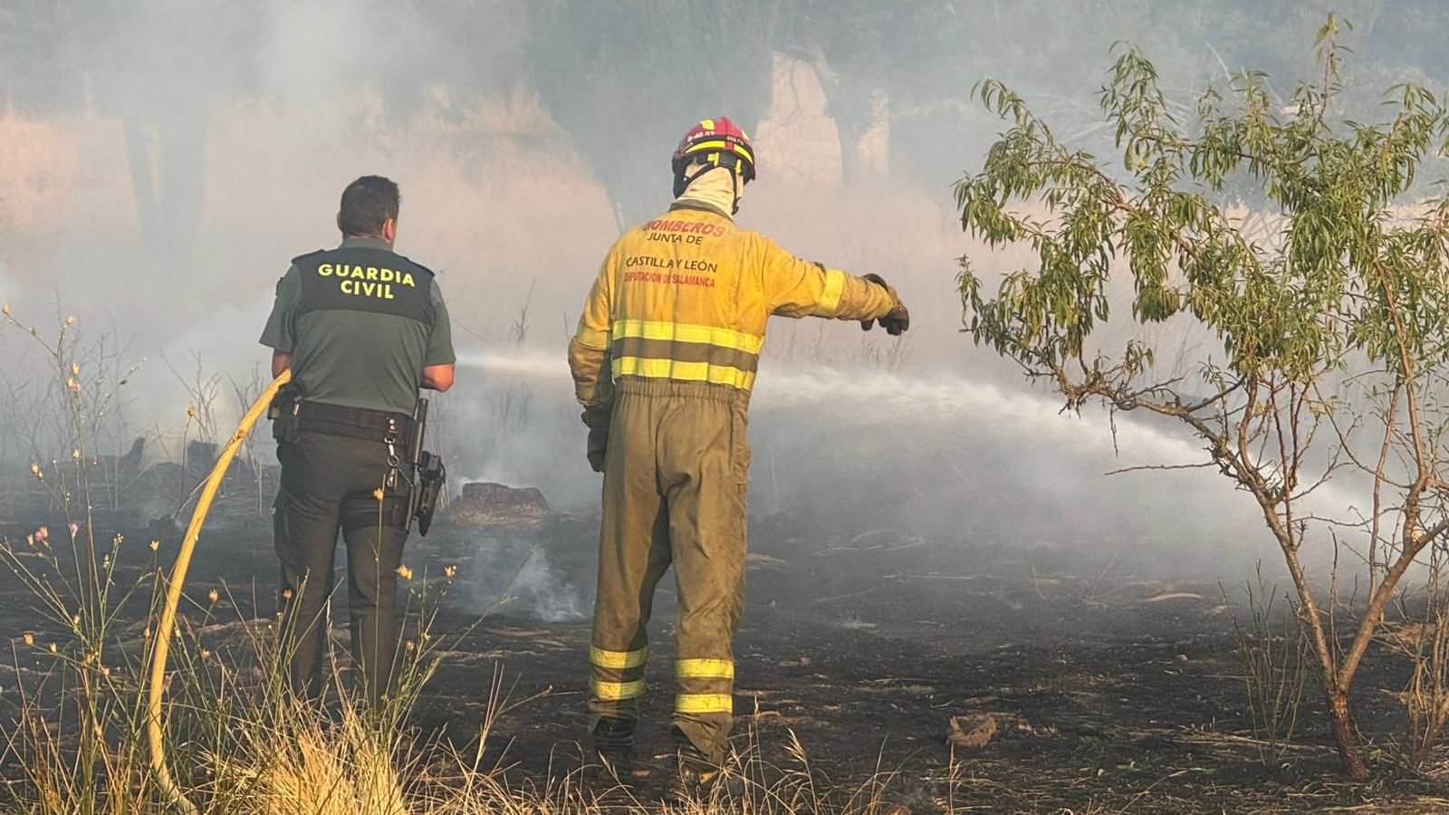 Incendio en Cabrerizos