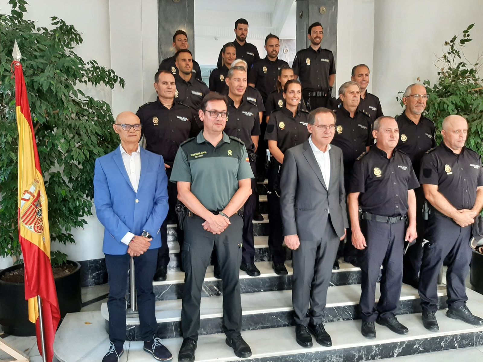 Imagen de los nuevos agentes en la Comisaria Provincial de Zamora