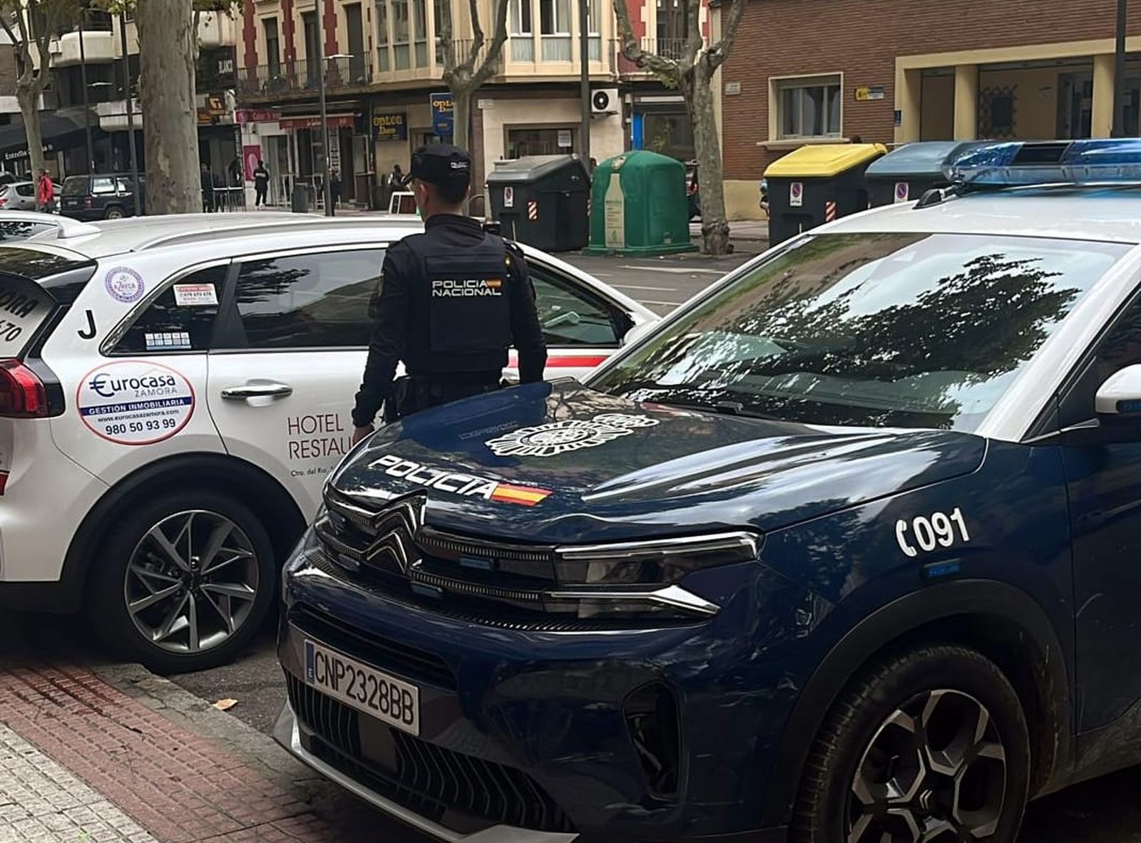 Policía Nacional en las Tres Cruces