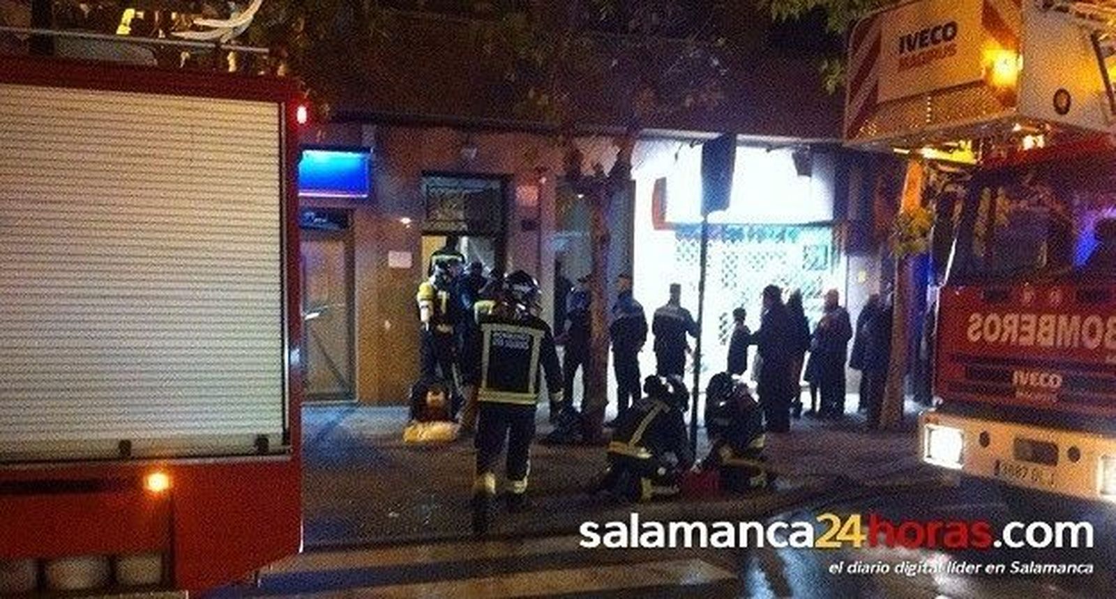 Gran despliegue en la avenida de Portugal por un incendio en una cocina
