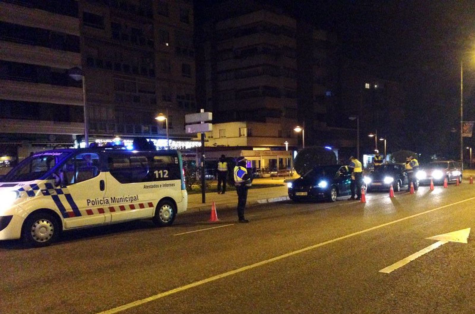 Policia control alcohol drogas