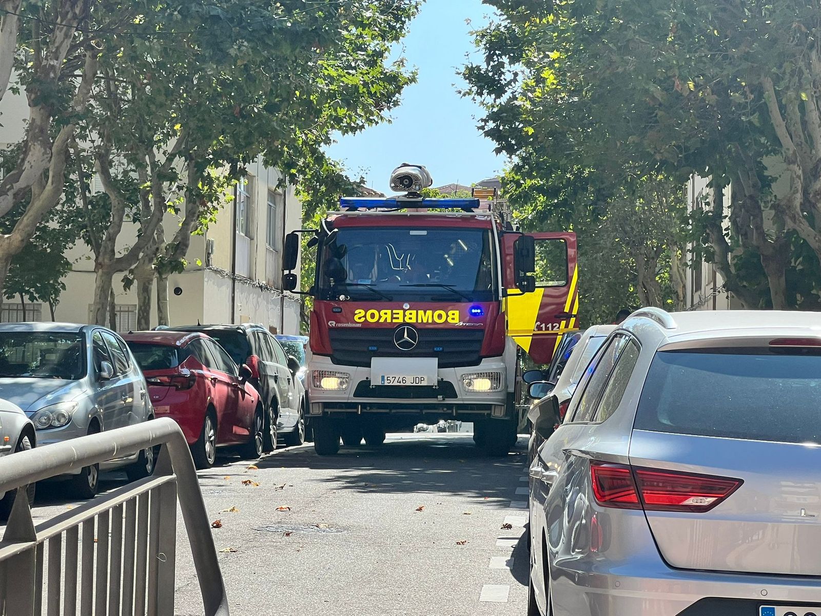 Bomberos de Salamanca en Gran Capitán | FOTO SALAMANCA24HORAS.COM
