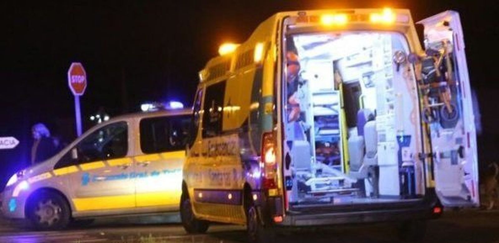 Heridos dos jóvenes en un accidente de tráfico en Cilleros de la Bastida