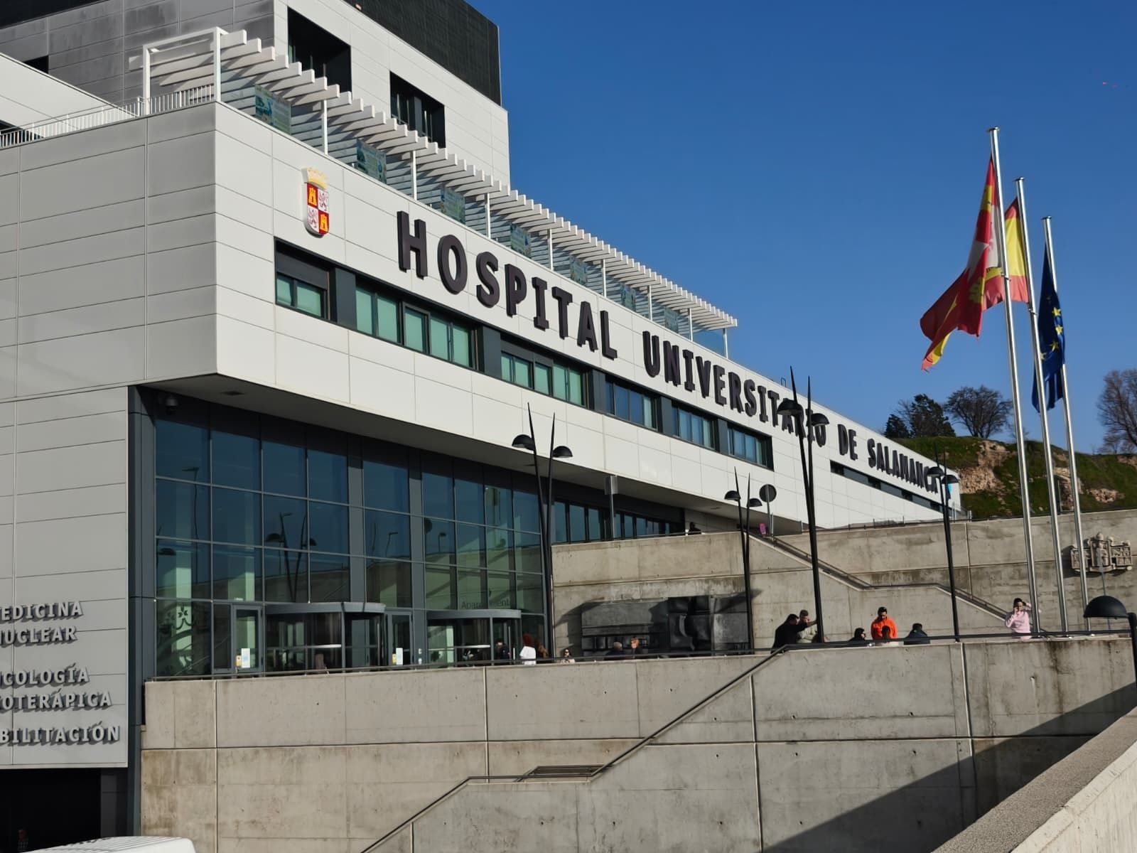 Hospital de Salamanca en una foto de archivo