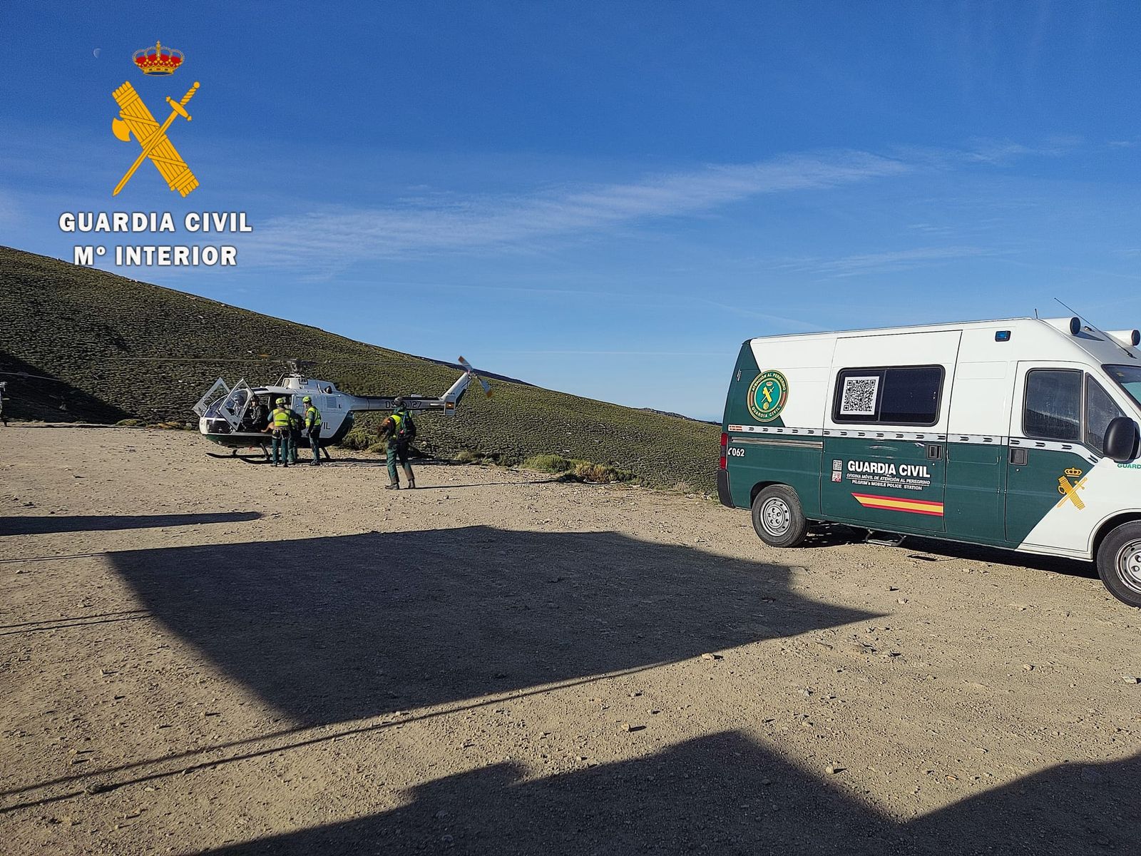 Búsqueda del montañero desaparecido FOTO GUARDIA CIVIL