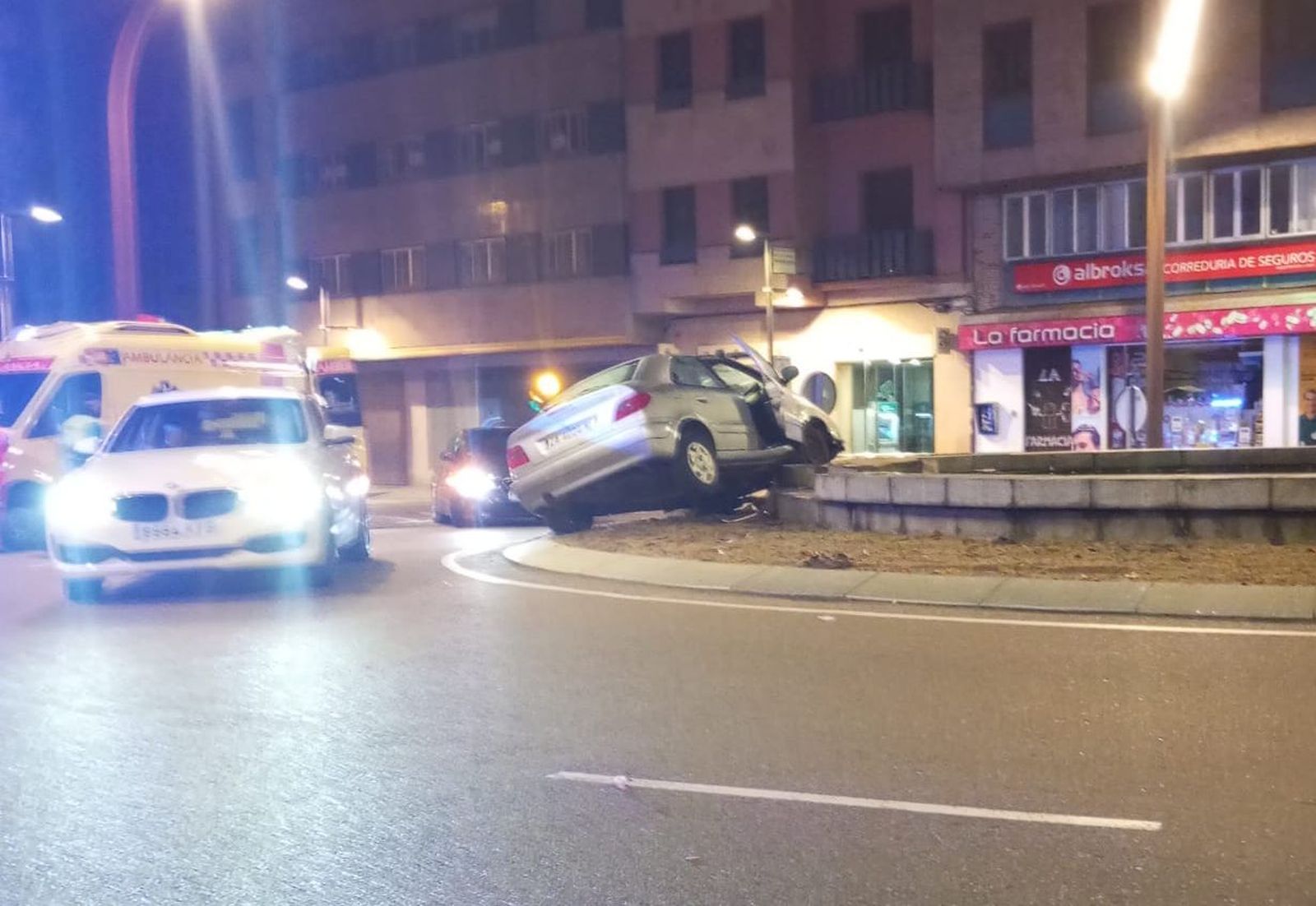 Accidente en Plaza de Alemania