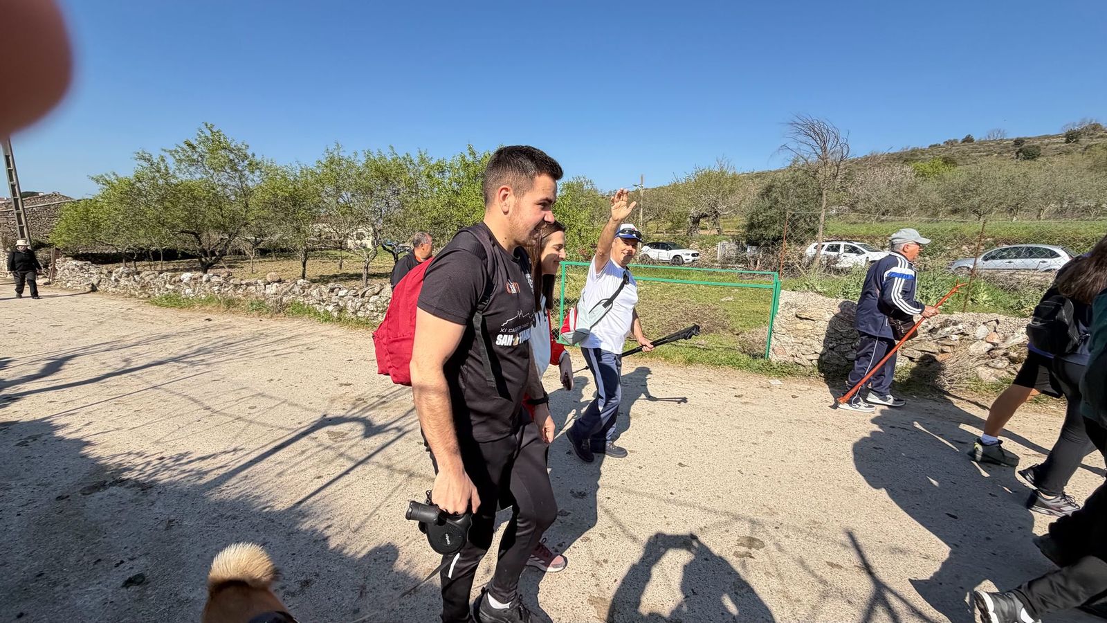 Marcha senderiesta mieza