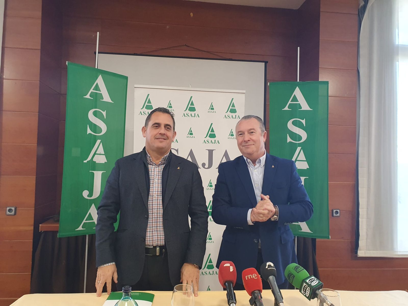 Balance Asaja Salamanca. Juan Luís Delgado y Donaciano Dujo