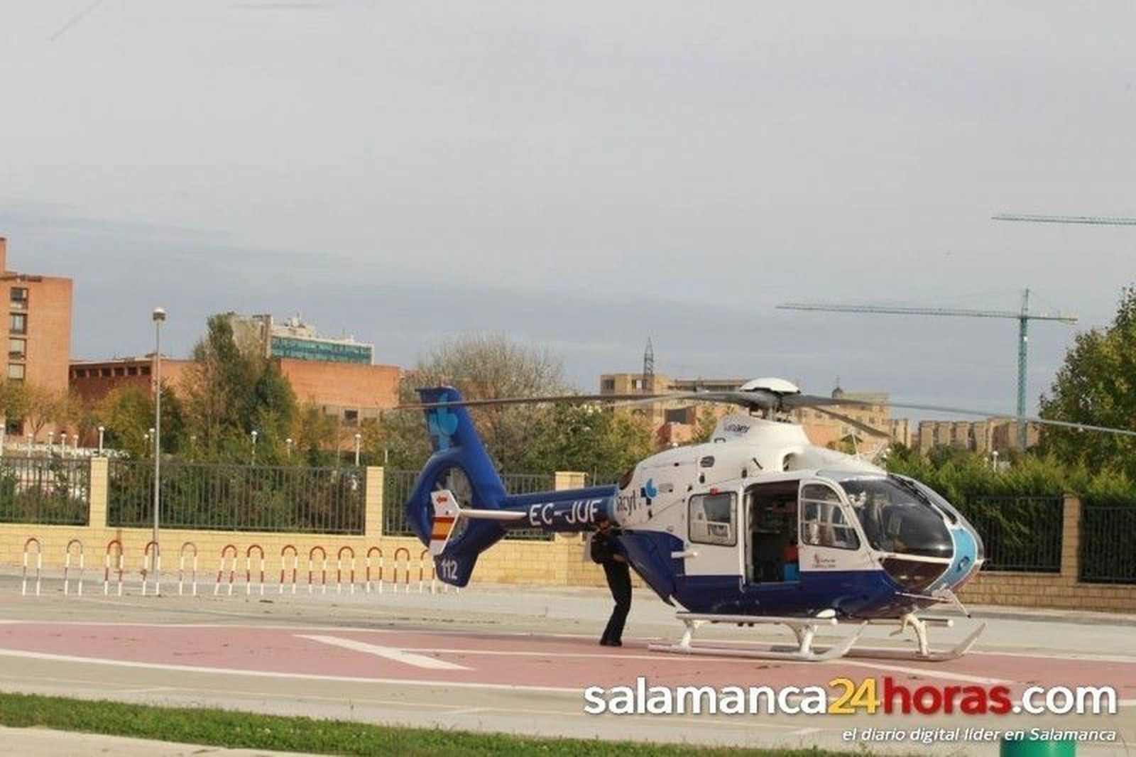 Helicóptero del Sacyl