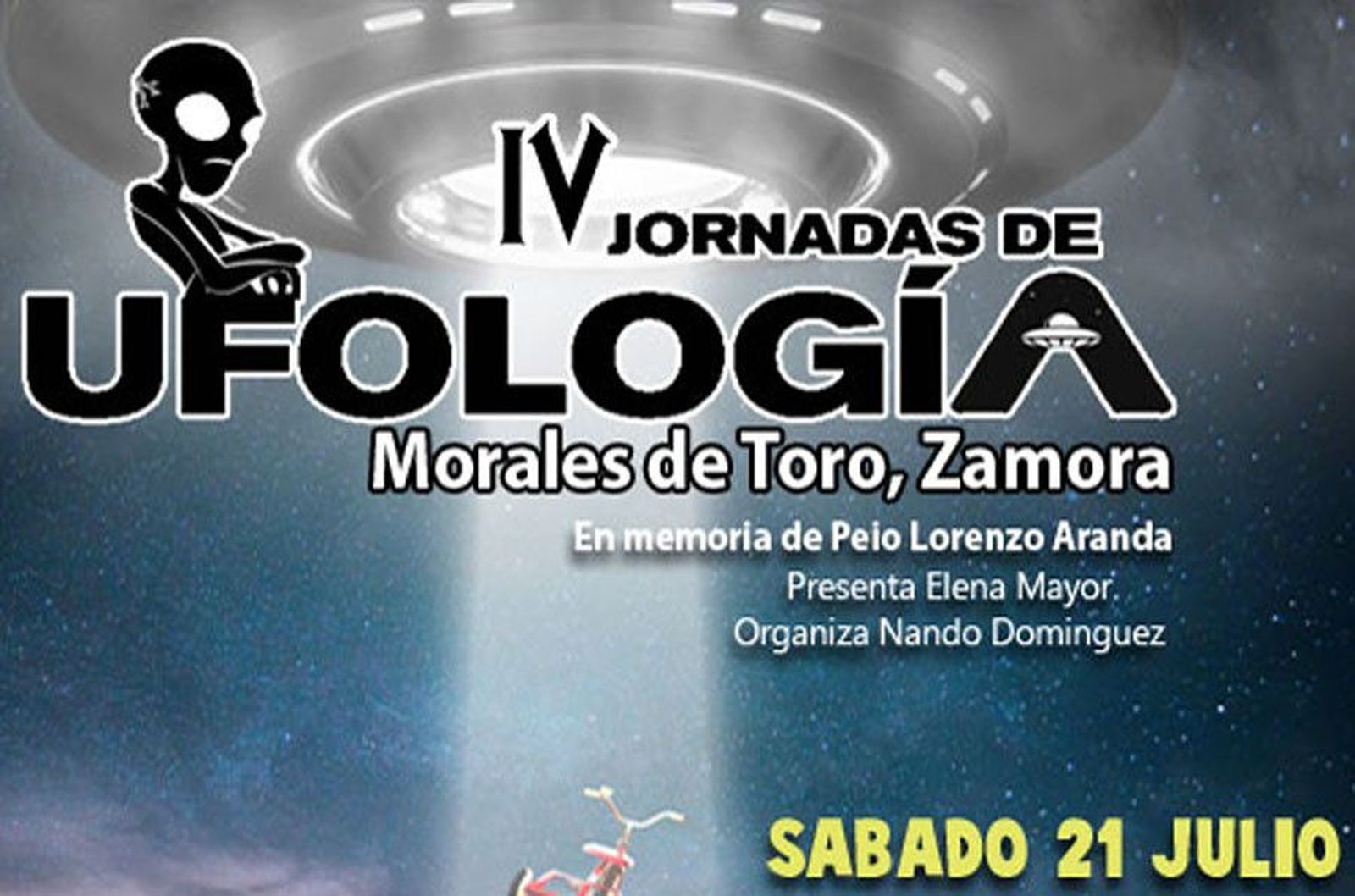 Cartel Jornadas de ufologia morales de toro Zamora 2018 17