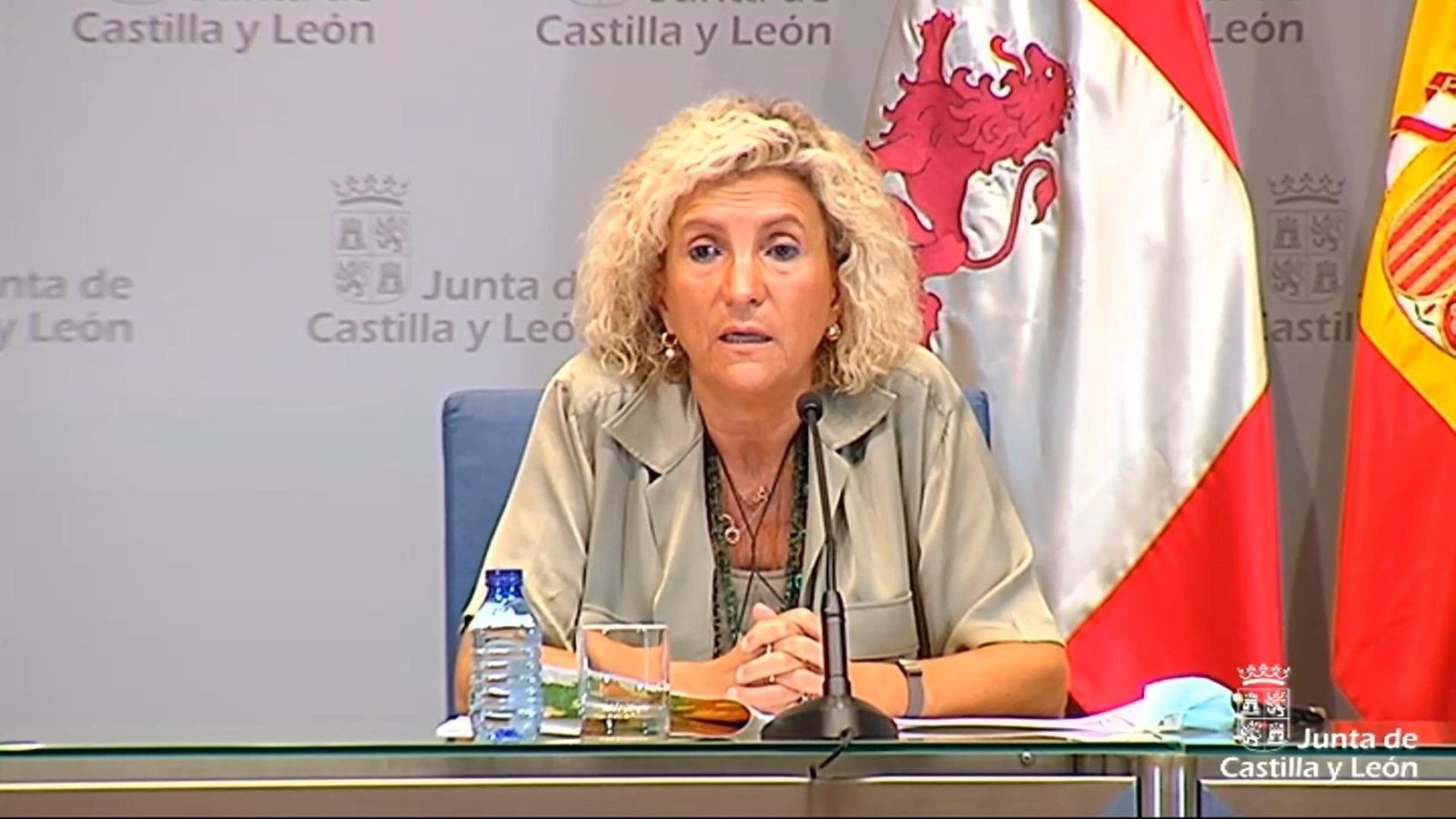 La consejera de Sanidad, Verónica Casado, analiza la evolución epidemiológica en CyL.