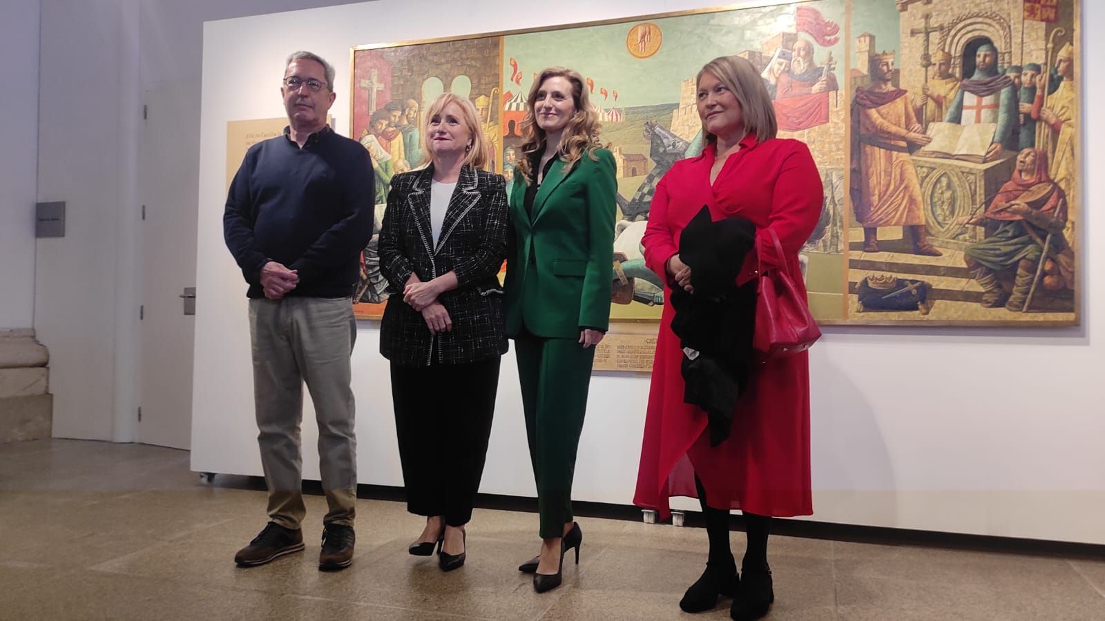 Inauguración de la exposición ‘El Cerco, 952 aniversario’ en la Biblioteca Pública de Zamora.