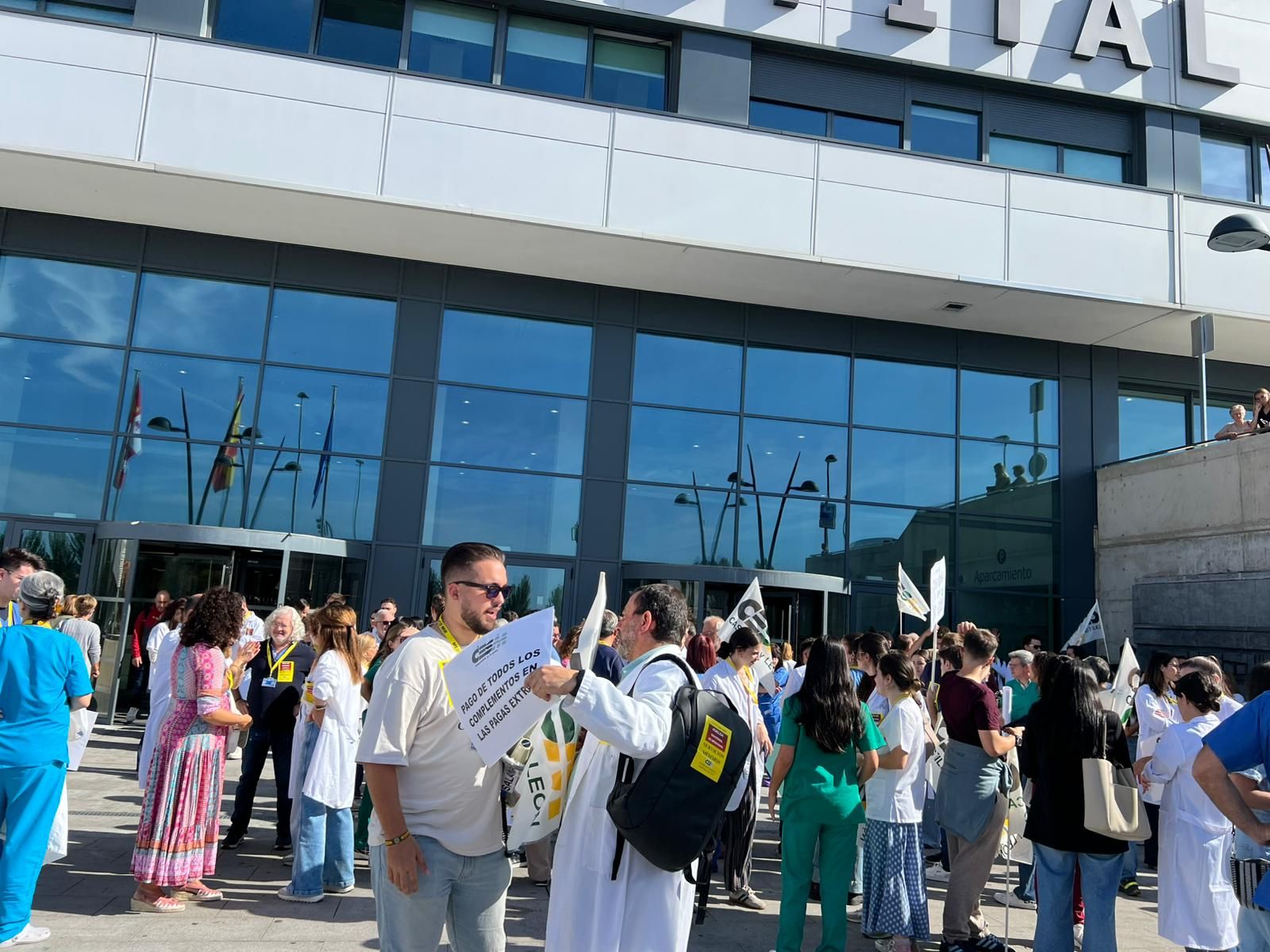 Huelga de médicos contra el borrador de Estatuto Marco en Salamanca 3 de octubre
