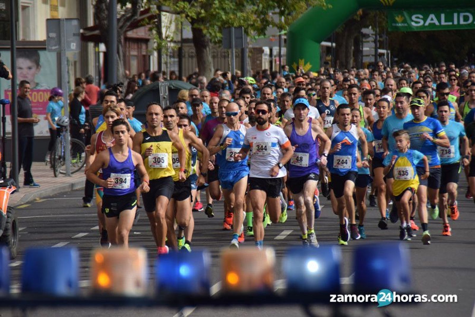 Imagen de una edición anterior de la carrera de la Guardia Civil de Zamora