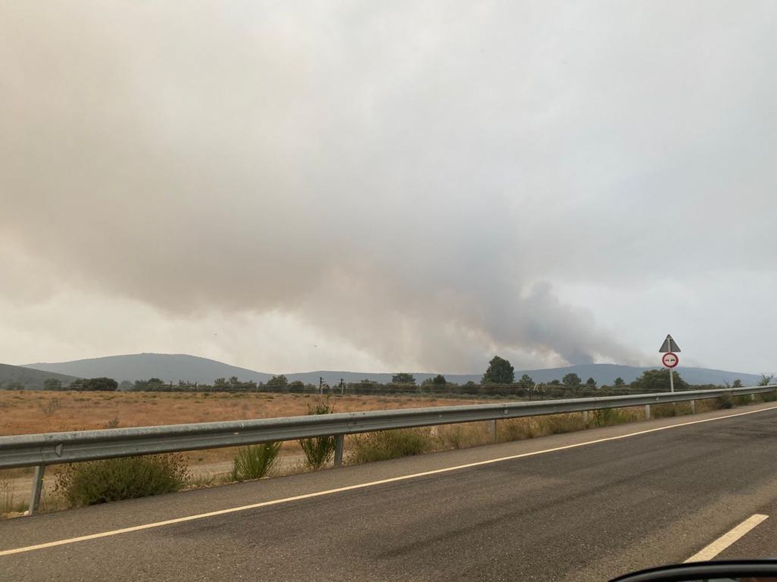 Incendio Sierra de la Culebra. Foto: María Lorenzo