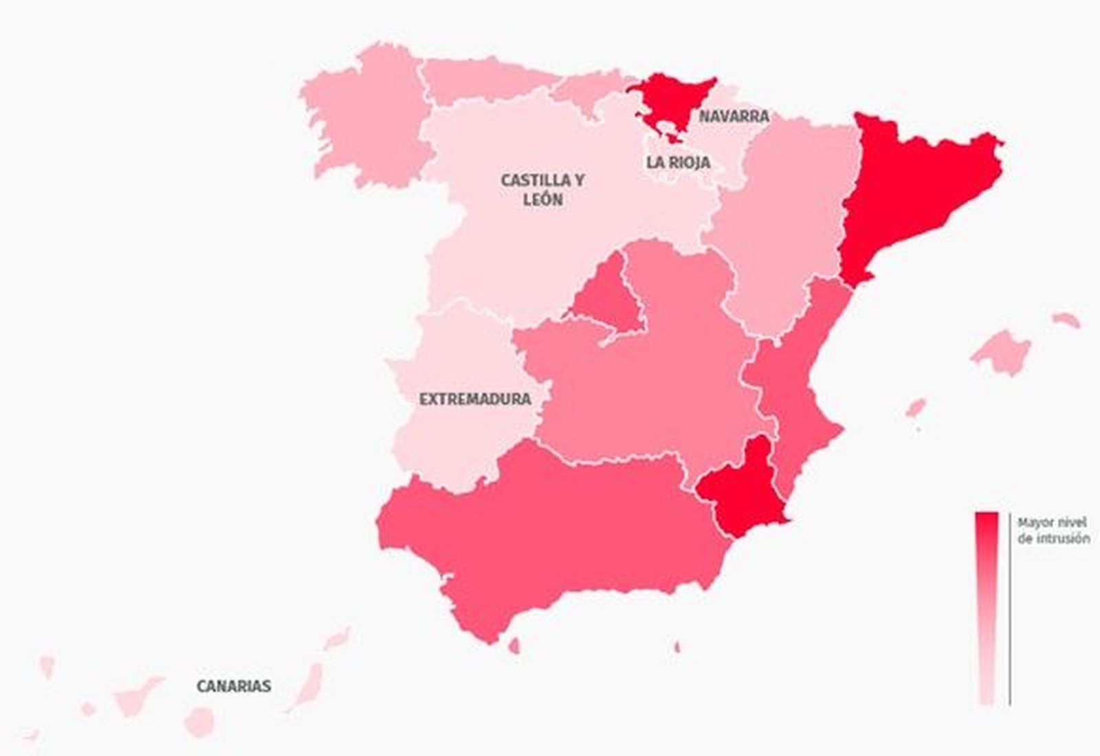Mapa Seguridad España
