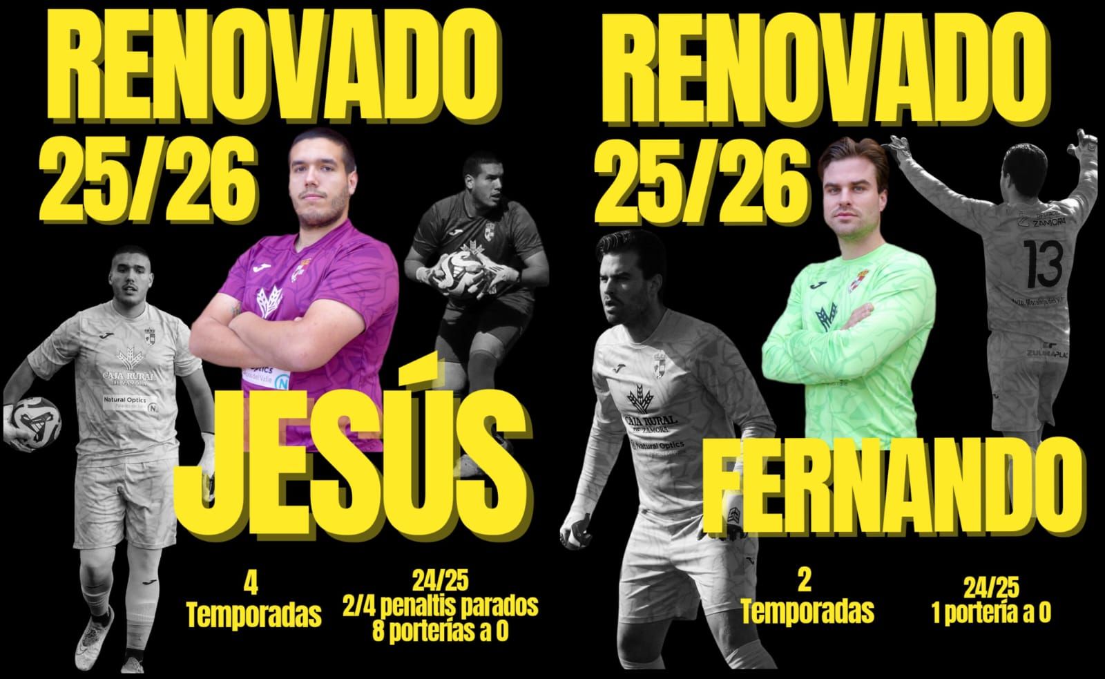 Renovación porteros Moraleja CF