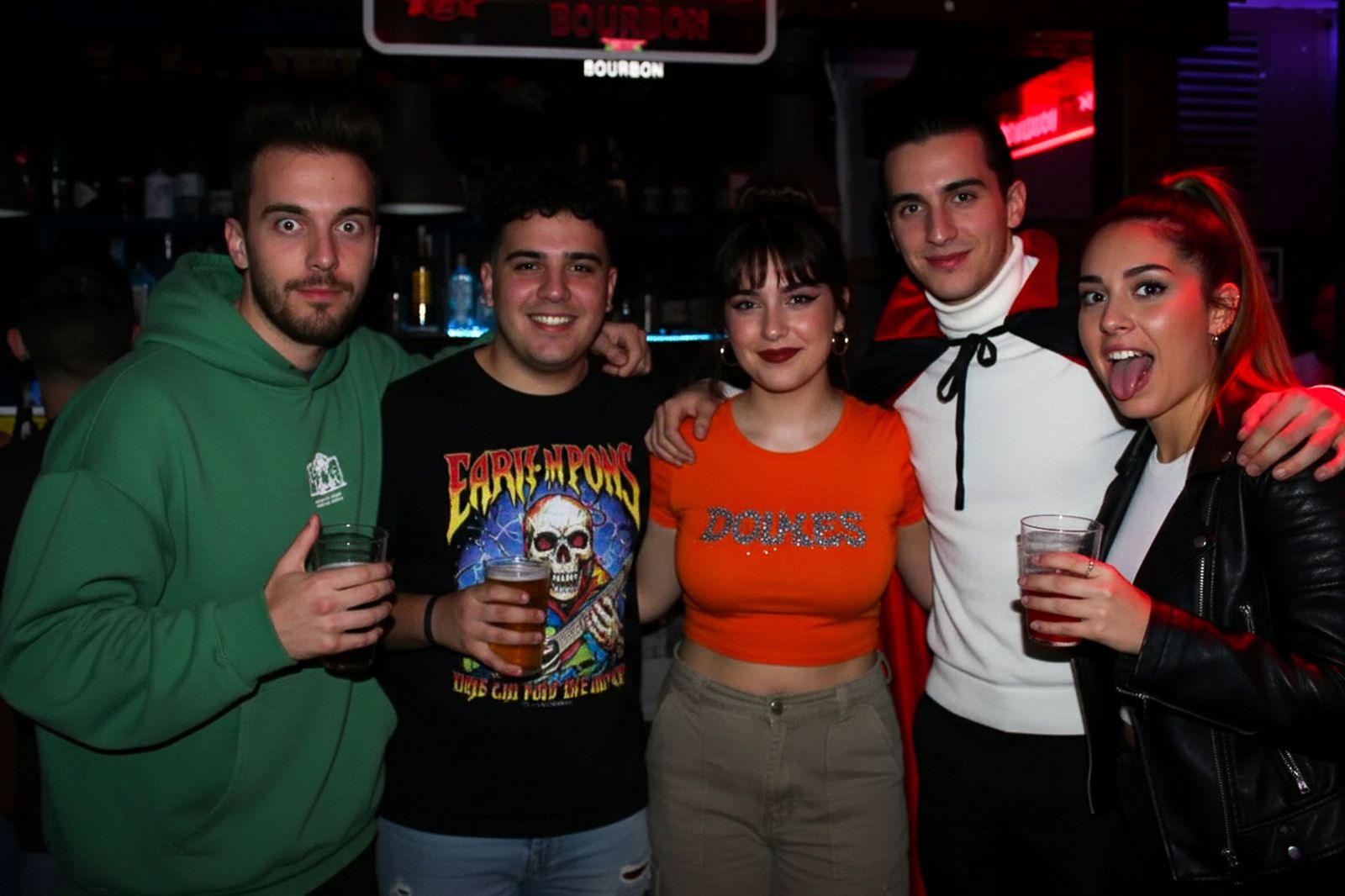 Salamanca de noche, viernes 31 de octubre