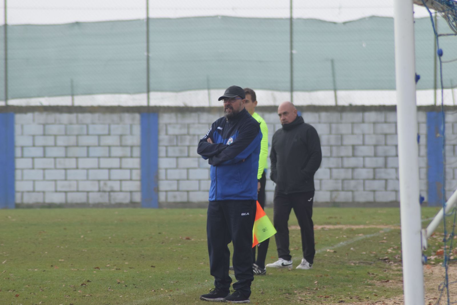 Garrido, entrenador del Zamora B durante el encuentro ante el CD Benavente