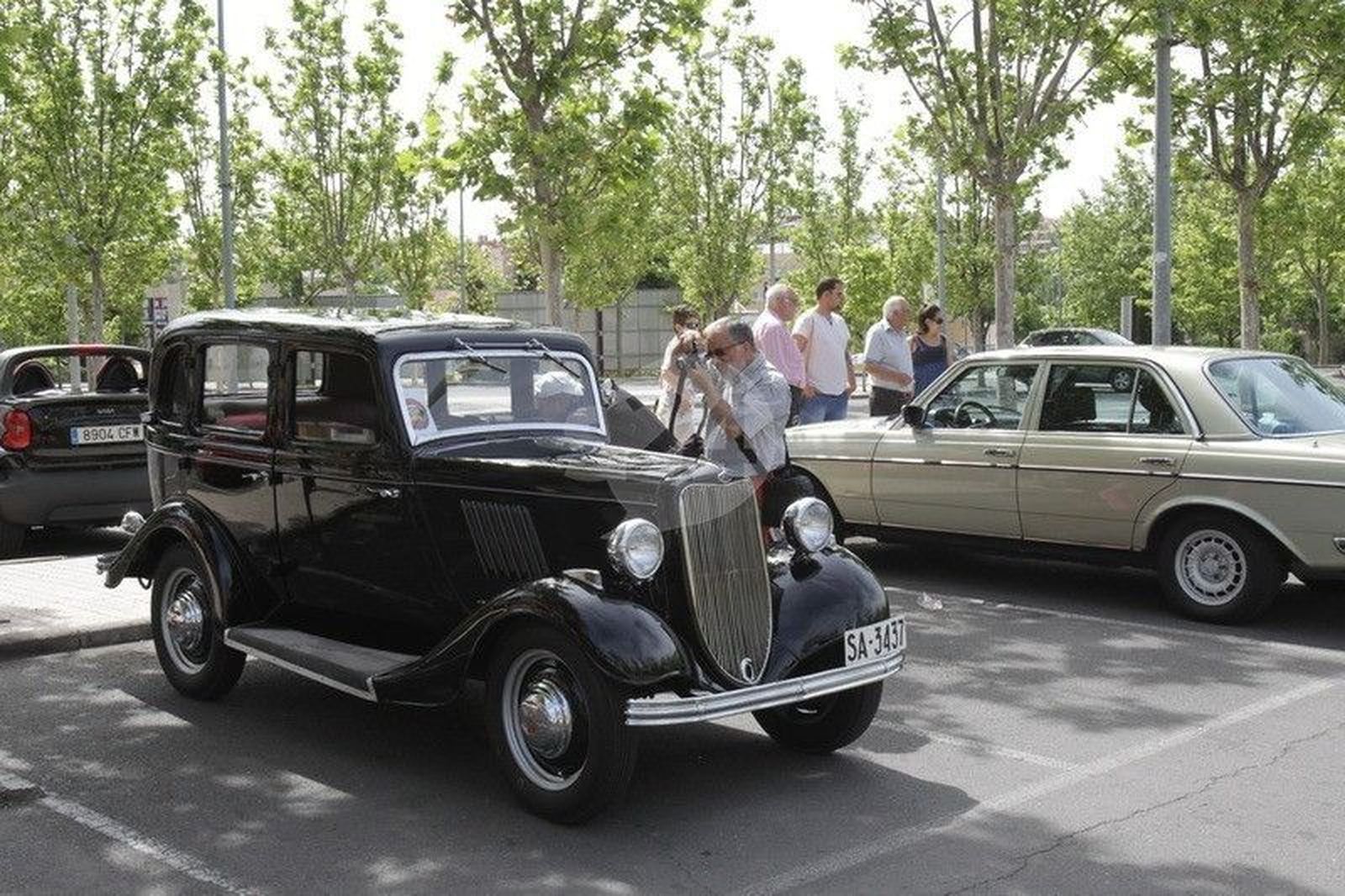 Concentración de coches antiguos