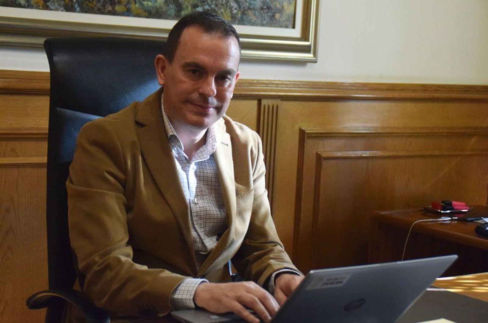 El presidente de la Diputación, Francisco Requejo