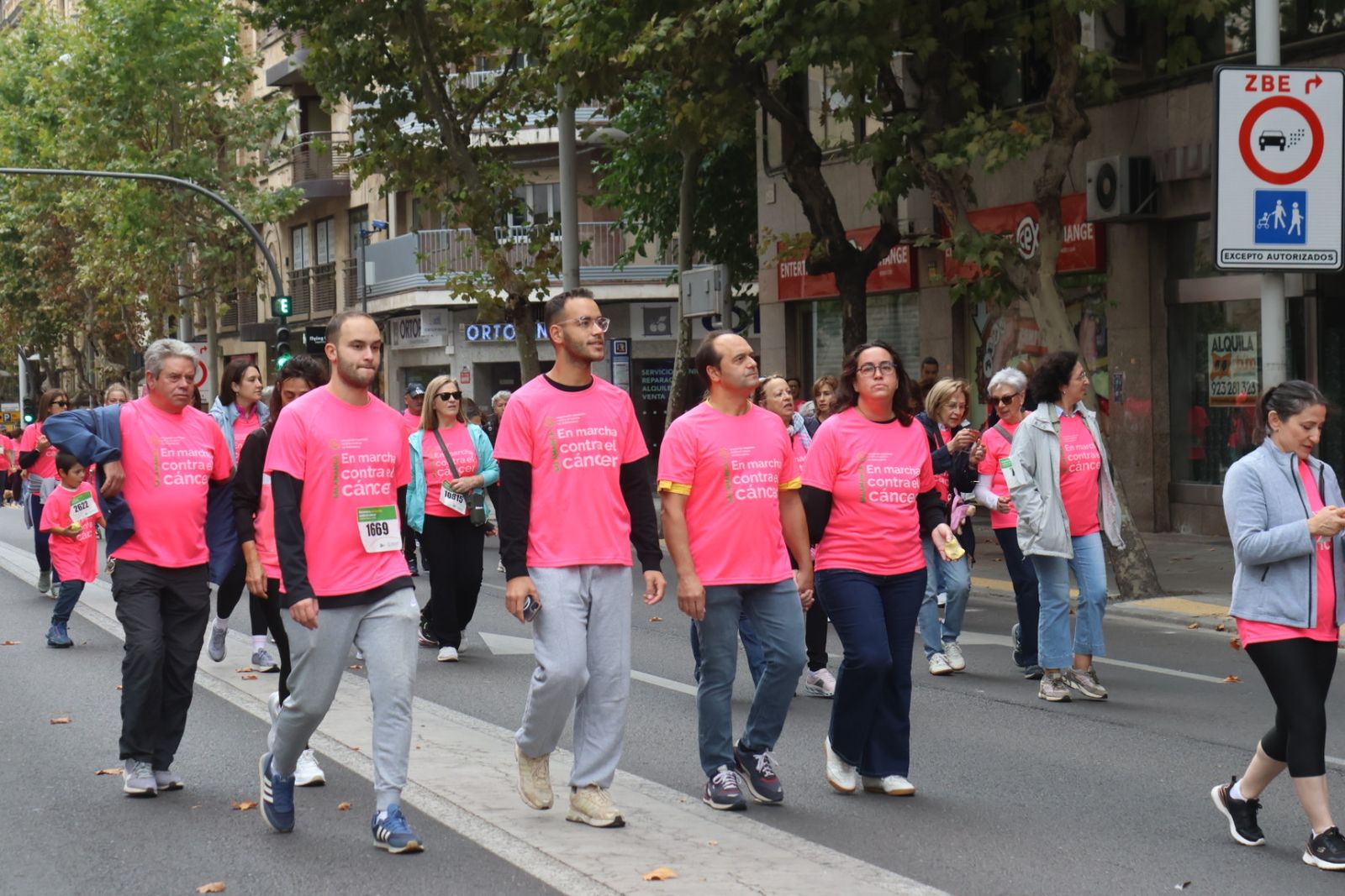 La marcha contra el cáncer vuelve a Salamanca un año más