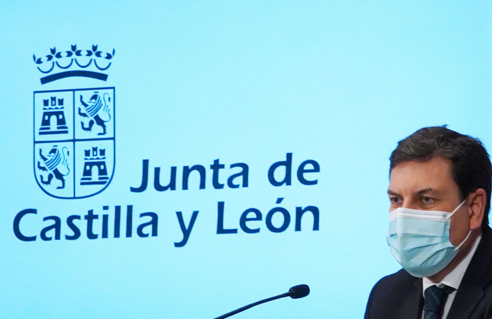 Fernández Carriedo durante la rueda de prensa | Agencia ICAL Fernández Carriedo durante la rueda de prensa | Agencia ICAL
