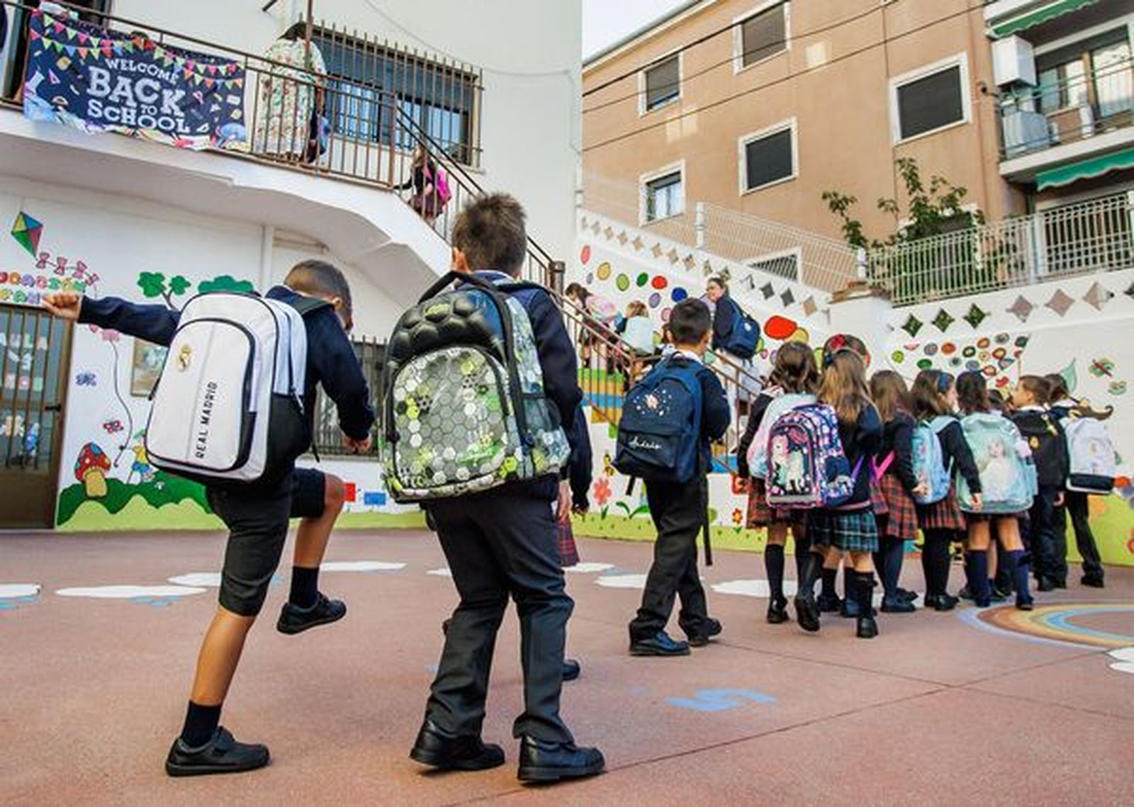 Vuelta al cole en Ciudad Rodrigo. Foto ICAL