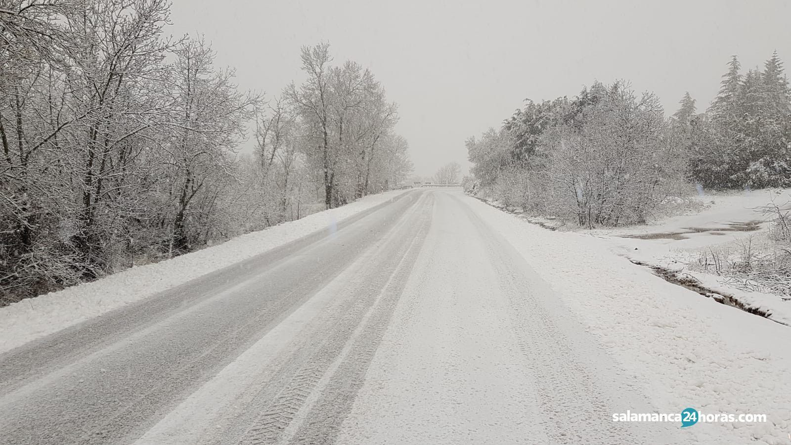 Nieve en Salamanca