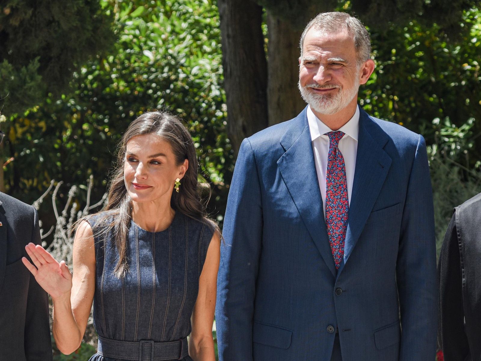 Los Reyes Felipe VI y Letizia durante la celebración del acto central del Milenario de la fundación del Monasterio de Montserrat. Archivo