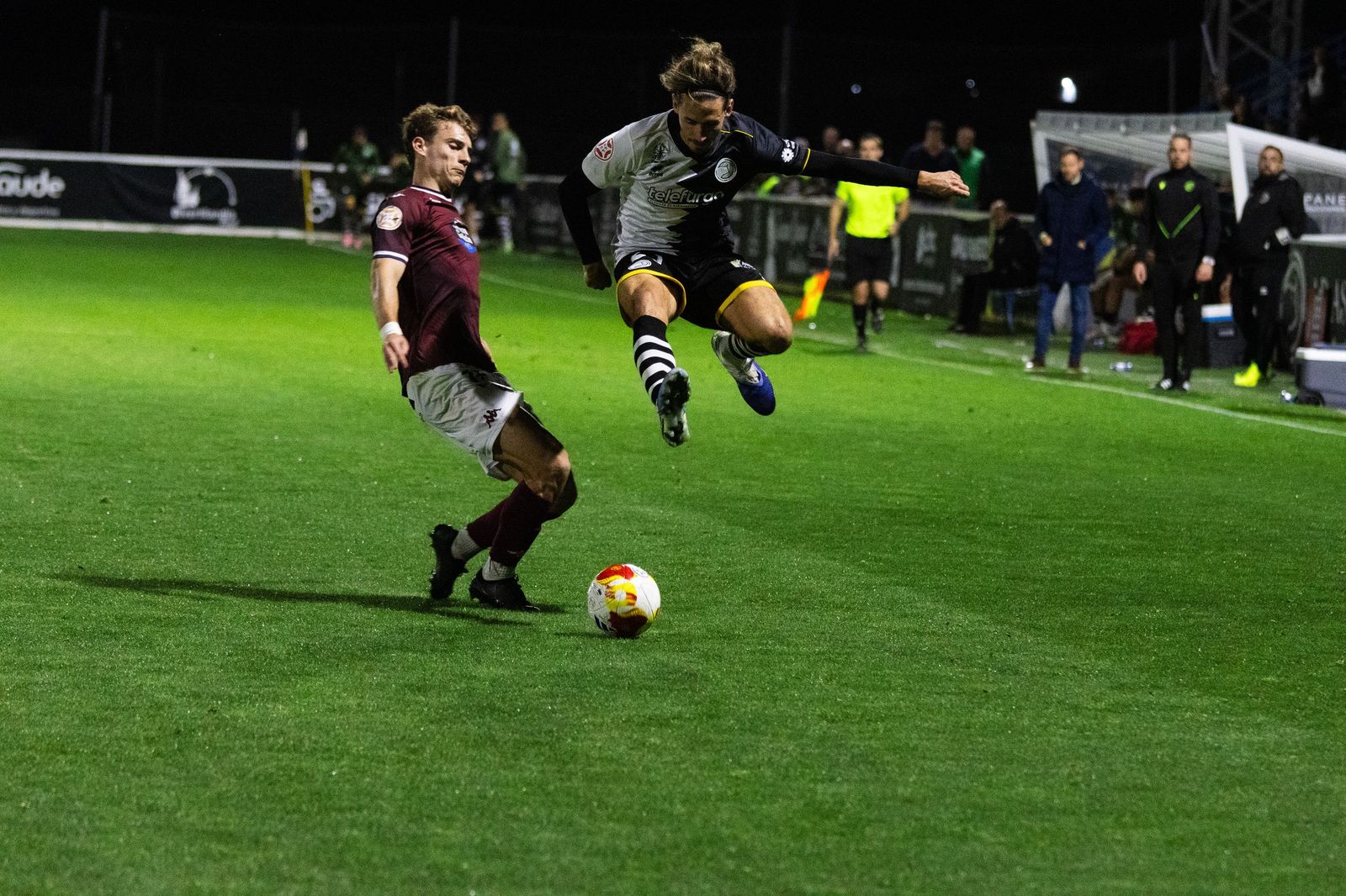 Partido entre Unionistas y Pontevedra en el Reina Sofía