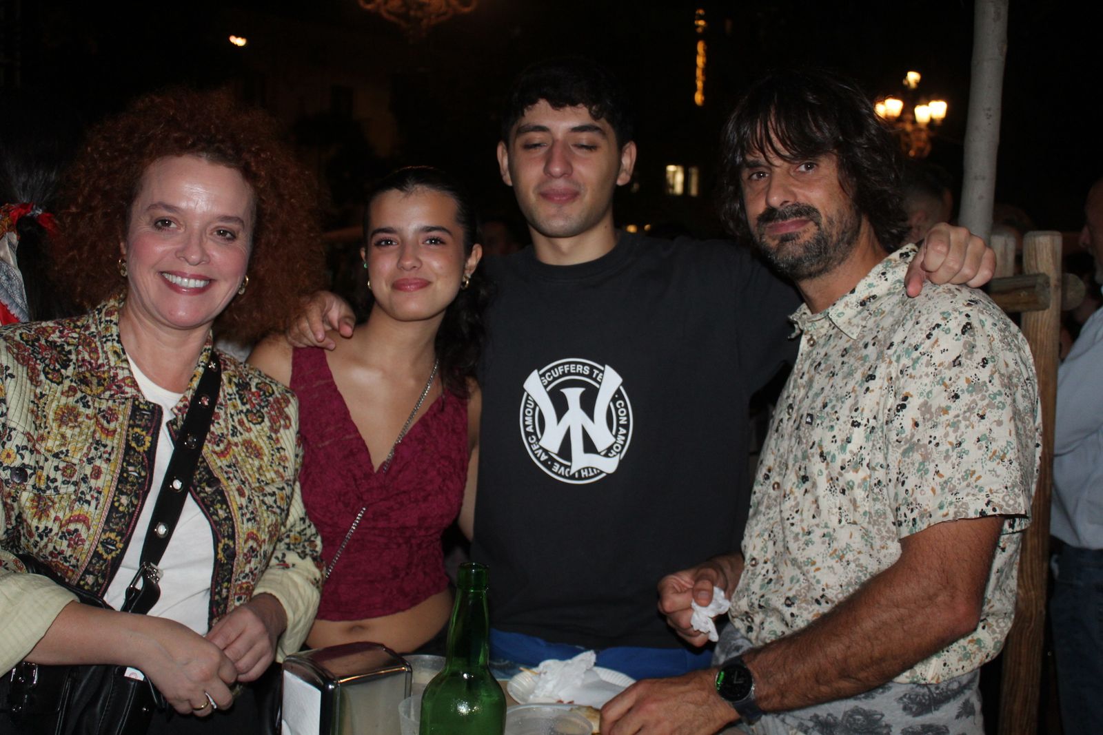 Ambiente en la Feria de Día en la tarde de este