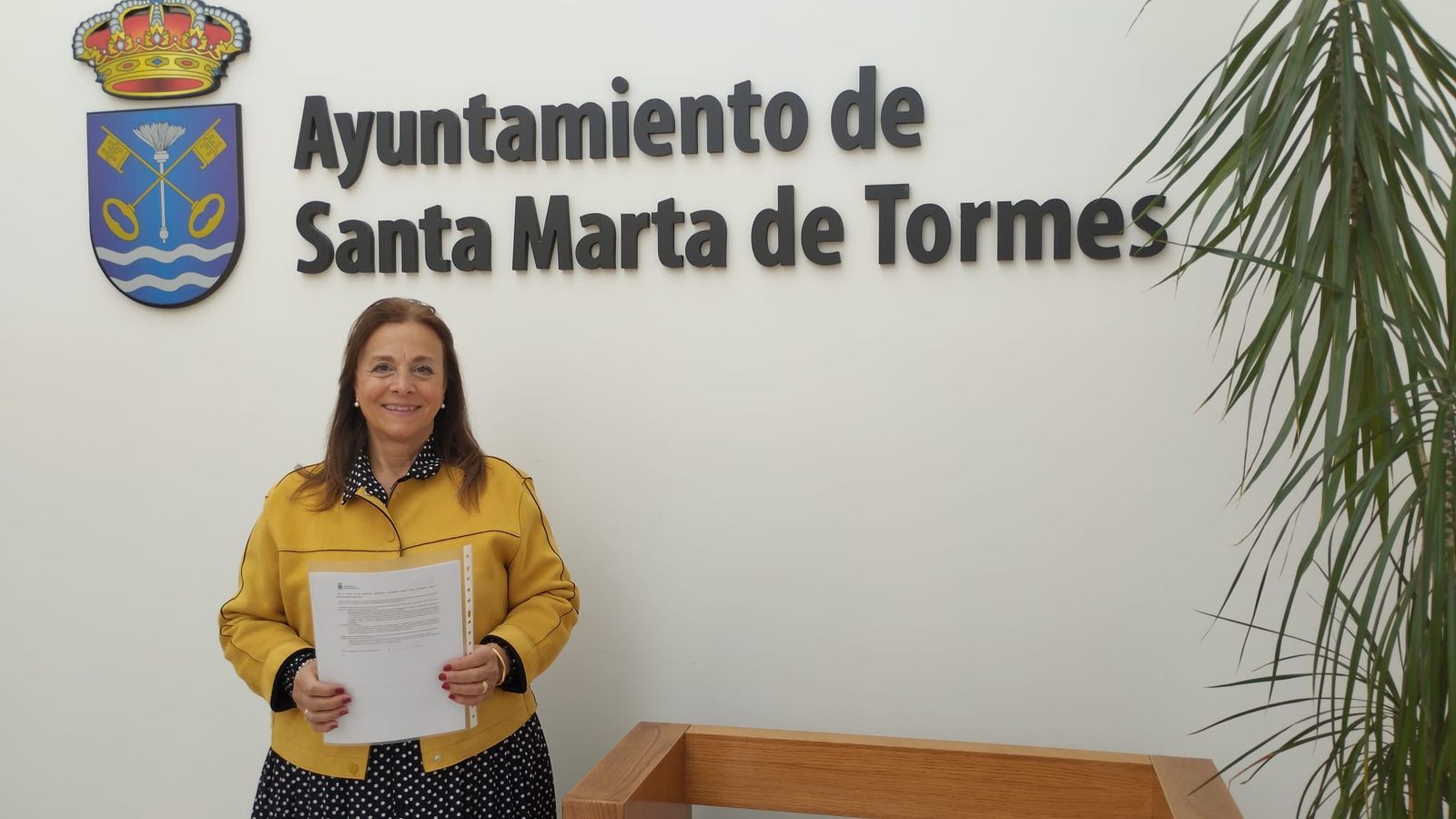 Mari Cruz Gacho, concejala de Bienestar Social del Ayuntamiento de Santa Marta