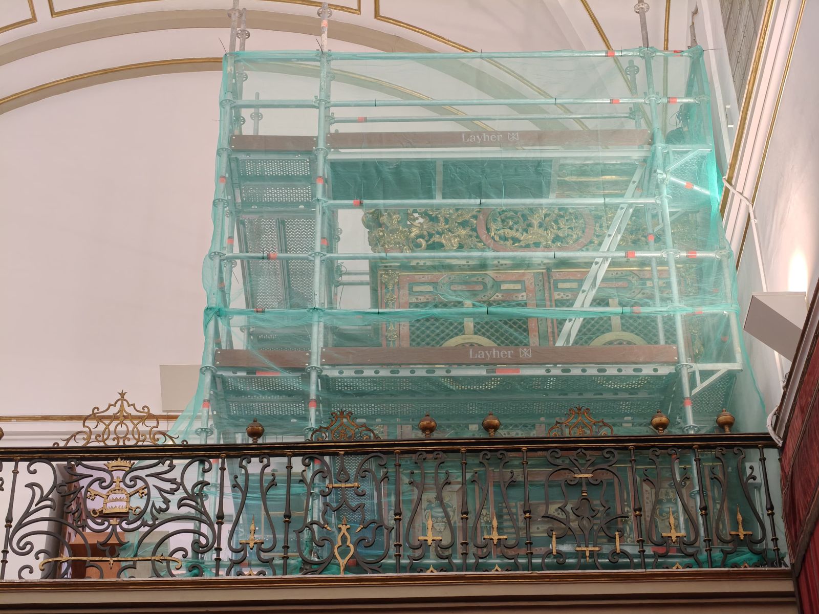 Restauración del órgano de la capilla de la Universidad de Salamanca