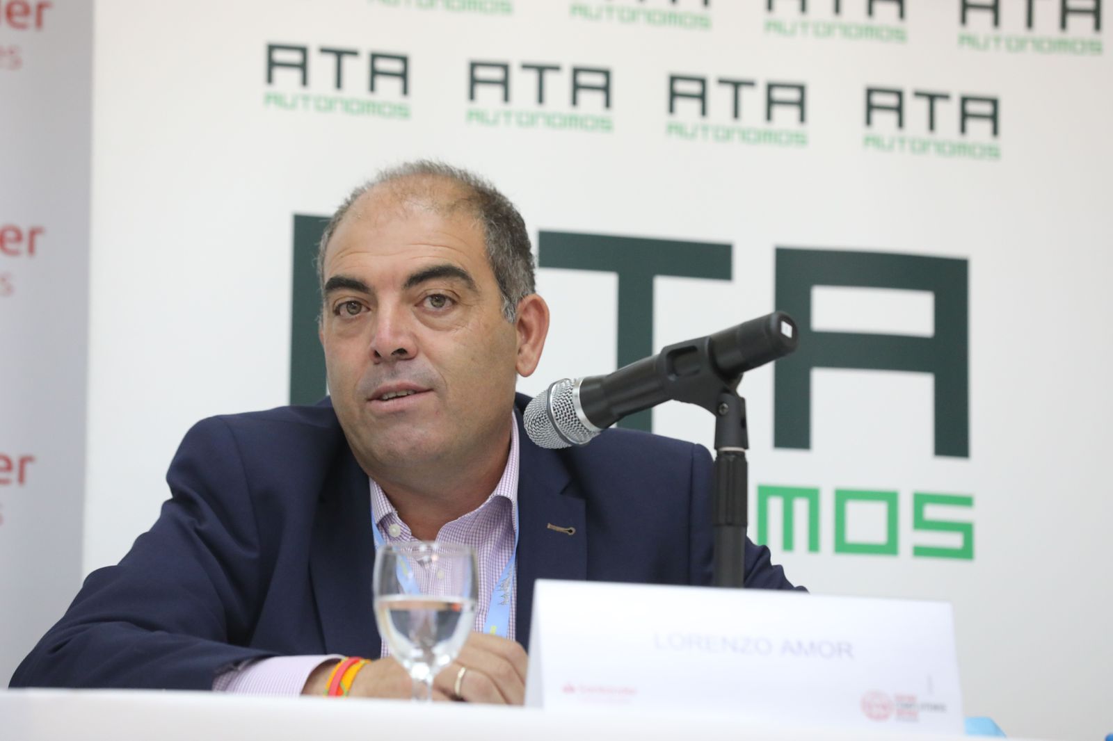 El presidente de ATA, Lorenzo Amor El presidente de ATA, Lorenzo Amor
