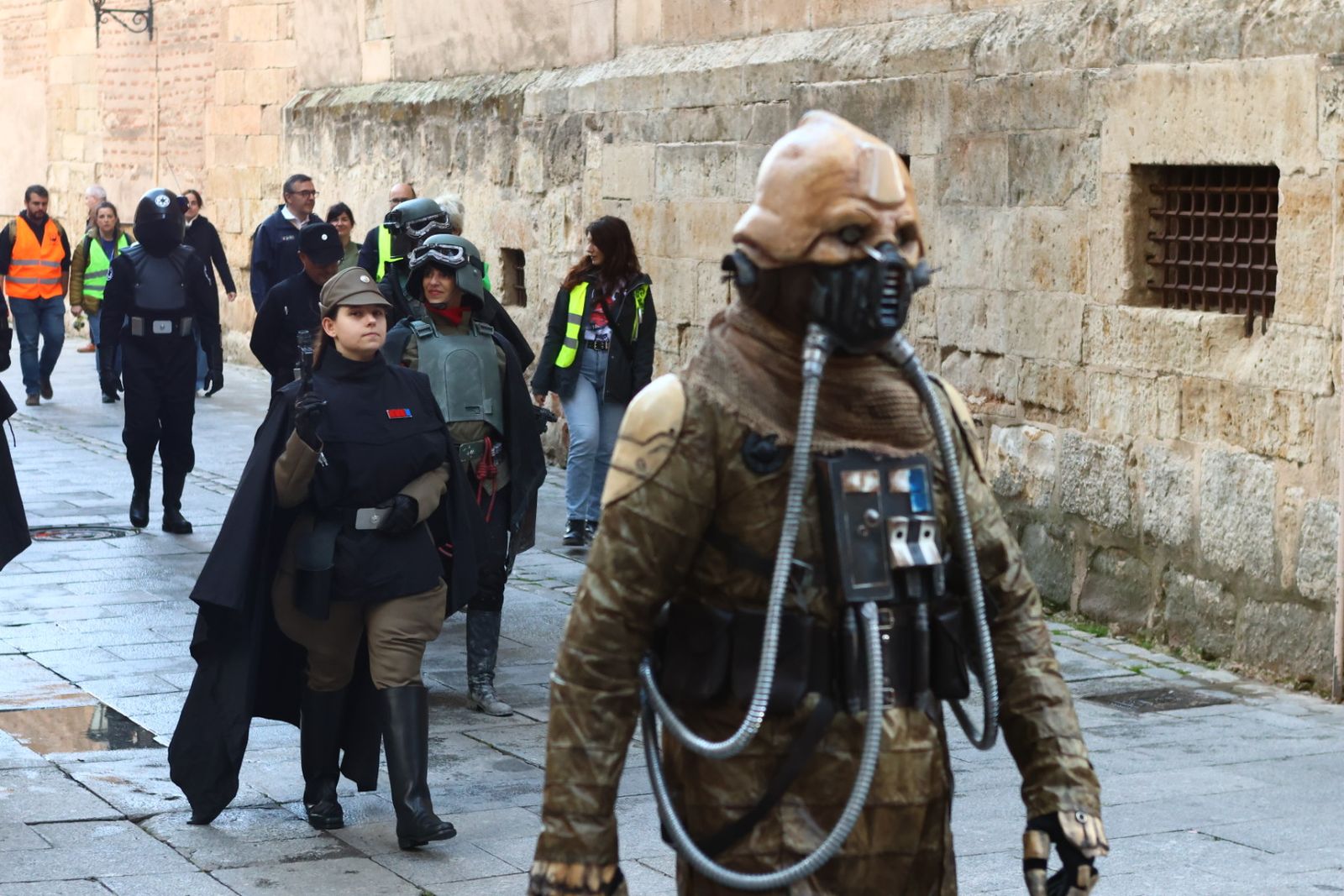 Desfile de Star Wars por el centro de Salamanca