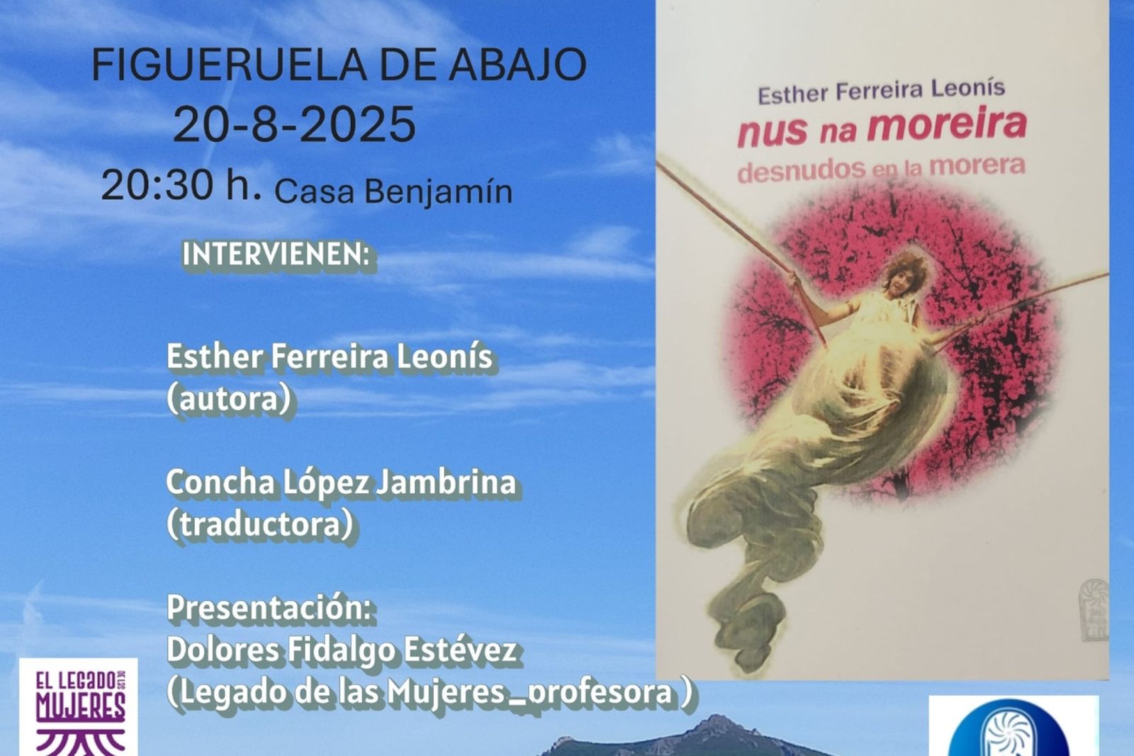 Aliste en el alma de la poeta Esther Ferreira Leonís con 'Desnudos en la morera'